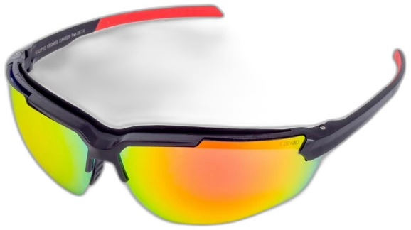 Oculos kronos vermelho espelhado AF CA 49319 Kalipso