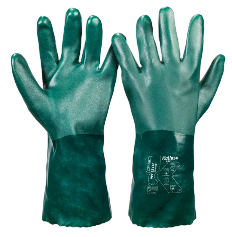 Luva pvc palma aspera 35cm tam. 9,5 CA 21420 Kalipso