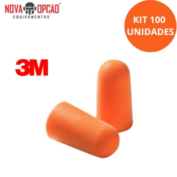 Protetor espuma 16DB 1100 CA 5674 sem cordao 3M