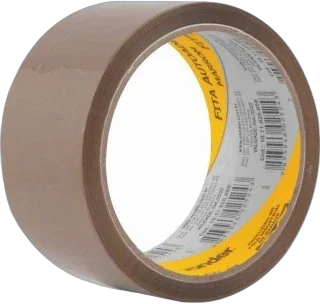 Fita adesiva 48mm X 50m marrom Vonder