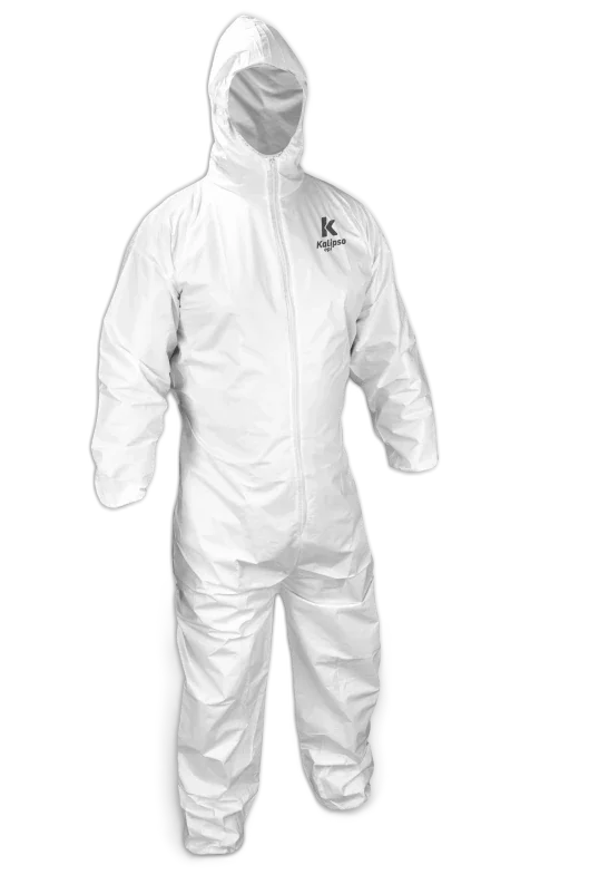 Macacao de seguranca KT6 branco tam. G CA 48789 Kalipso