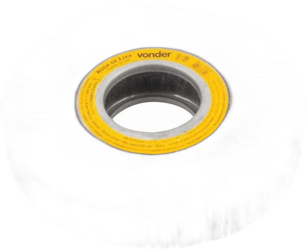 Roda de lixa 60 X 20mm c haste grao 120 Vonder