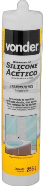 Borracha sili. acet. 50G transp. Vonder