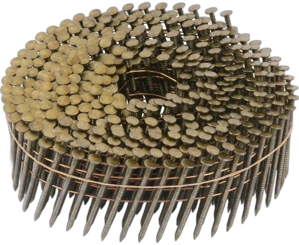 Prego coil anelado 2,1 mm x 45mm zincado c 300un pregador PP 550 Vonder