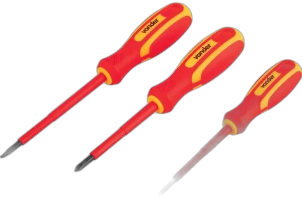 Jogo de chaves de fenda/phillips com 6 pcs Vonder Plus