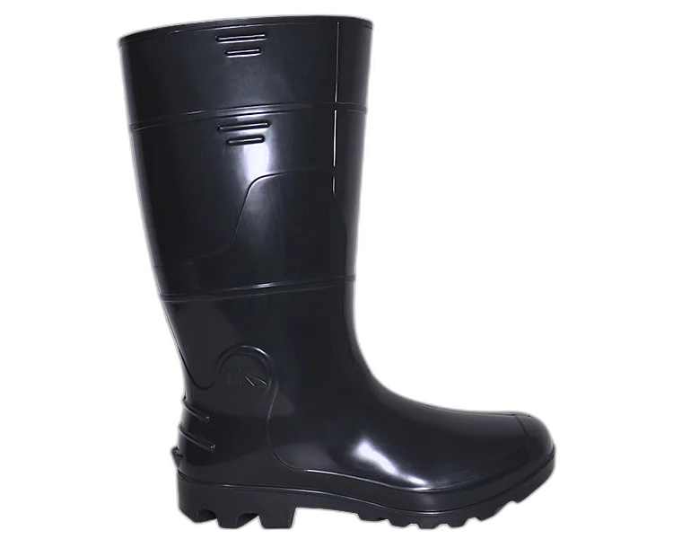 Bota pvc preta cano longo s forro n.39 CA 42149 Kadesh