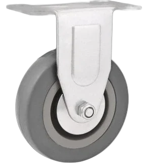 Rodizio fixo industrial leve 4" de pu + pvc Vonder