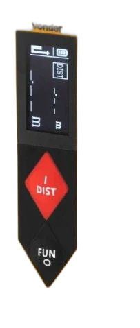 Medidor de distancia laser 30m compacto Vonder