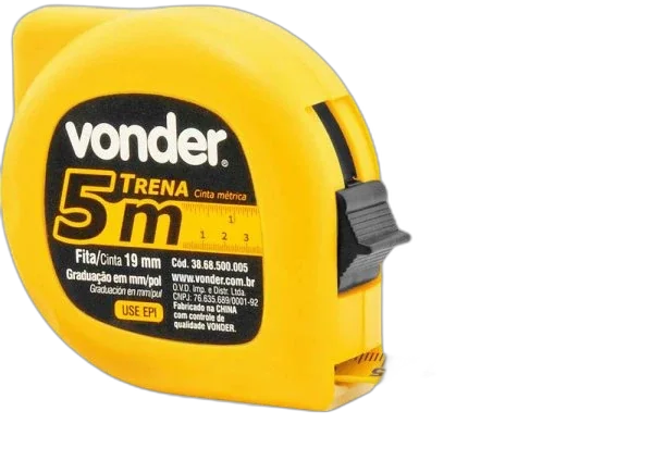 Trena aco 5M X 19,0MM econ. Vonder