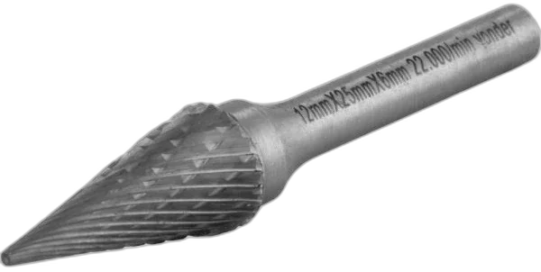 Lima rot. conic. 12X25 hast. 6mm LM0012 Vonder