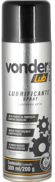 Lubrificante spray 300ML/200G Vonder Plus