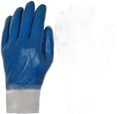 Luva malha banhada NTX azul Tam. 9 CA 36418 Plastcor