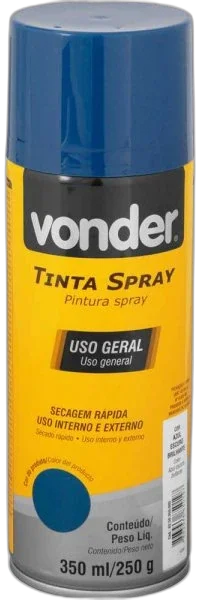 Tinta spray azul escuro 350ML Vonder