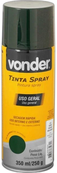 Tinta spray verde 350ML Vonder
