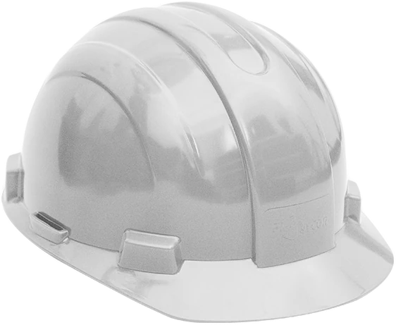 Capacete c carneira teci.  CA 25882 marrom Max Plastcor