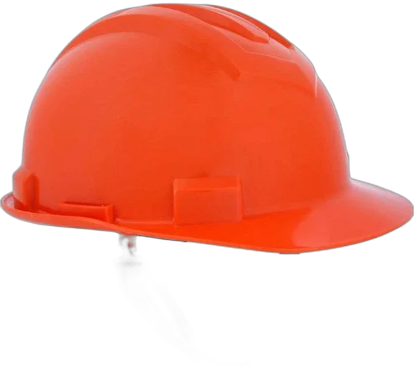 Capacete laranja c carn. tecido catraca CA 14712 Vonder Plus