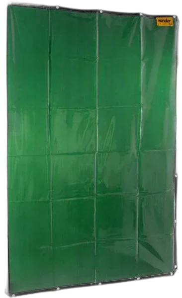 Cortina de proteção para solda verde 1,22 m x 1,78 m Vonder