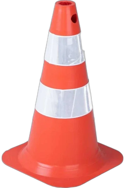 Cone sinaliz pvc 75cm lr br Vonder