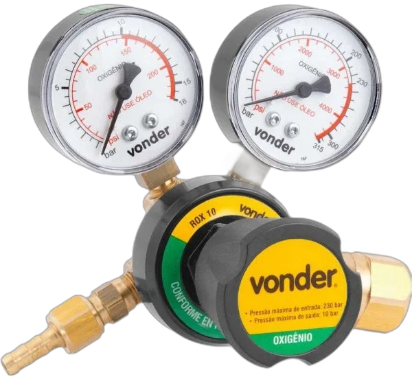 Regulador de pressão oxigenio ROX 10 Vonder