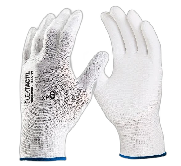 Luva de Nylon Flextactil Danny Tamanho 08 CA 29014