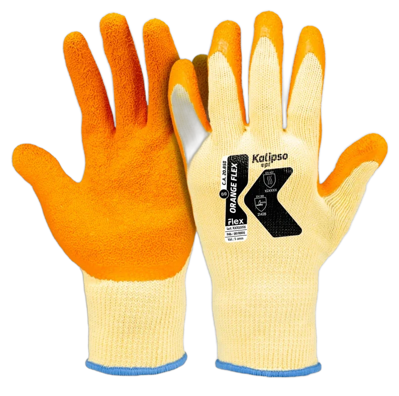 Luva Orangeflex tam.9 CA 20858 Kalipso