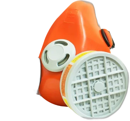 Respirador  semi-facial P/ 2 filtros C.A 39429 Plastcor