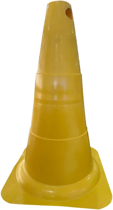 Cone sinaliz pvc 50cm pr am Plastcor