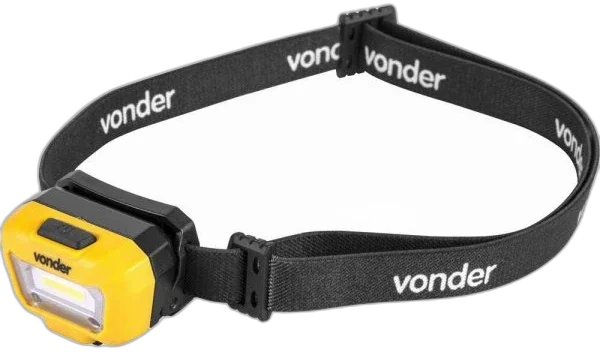 Lanterna p cabeca Led LCV 200 recarregavel Vonder