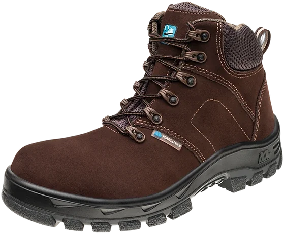 Bota nobuck marrom bico composite n.42 CA 42393 Marluvas