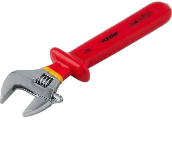 Chave ajustável, 8" isolada, 1.000 V, (IEC60900), Vonder