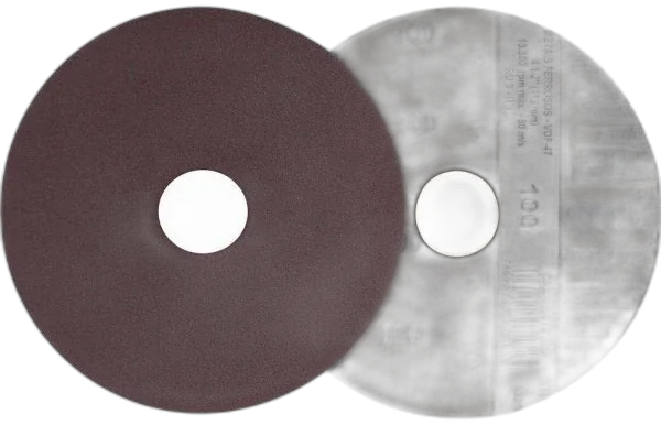 Disco de lixa costado em fibra, 4.1/2", grão 100 VDF 47 Vonder