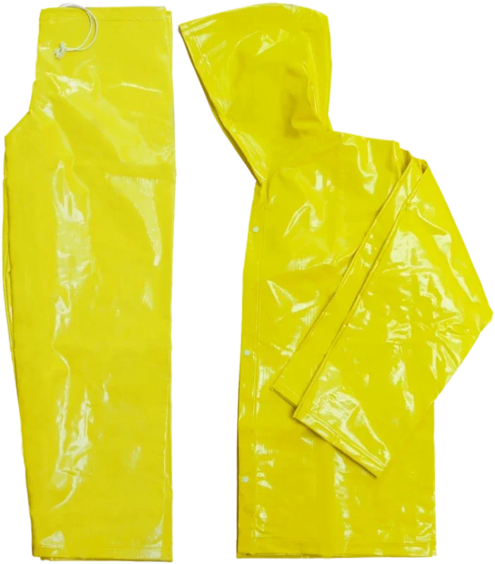 Conj. (jaqueta + calça) pvc kp400 amarelo tam. GG  C.A. 33924 / 3392 Plastcor