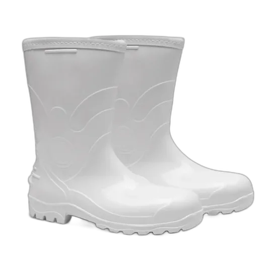 Bota pvc branca c forro termico cano md aqua lev n.38 CA 43017 Bracol