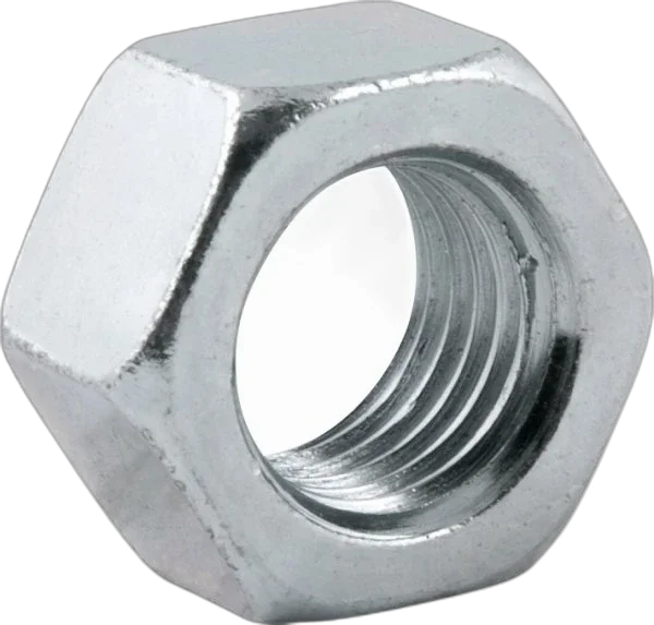 Porca sextavada 3/8"  rosca unc zincada cartela c 10un Vonder